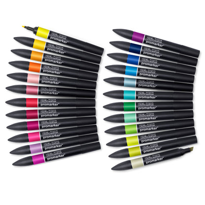 Winsor & Newton Promarkers - Student Designer Set - Set of 24