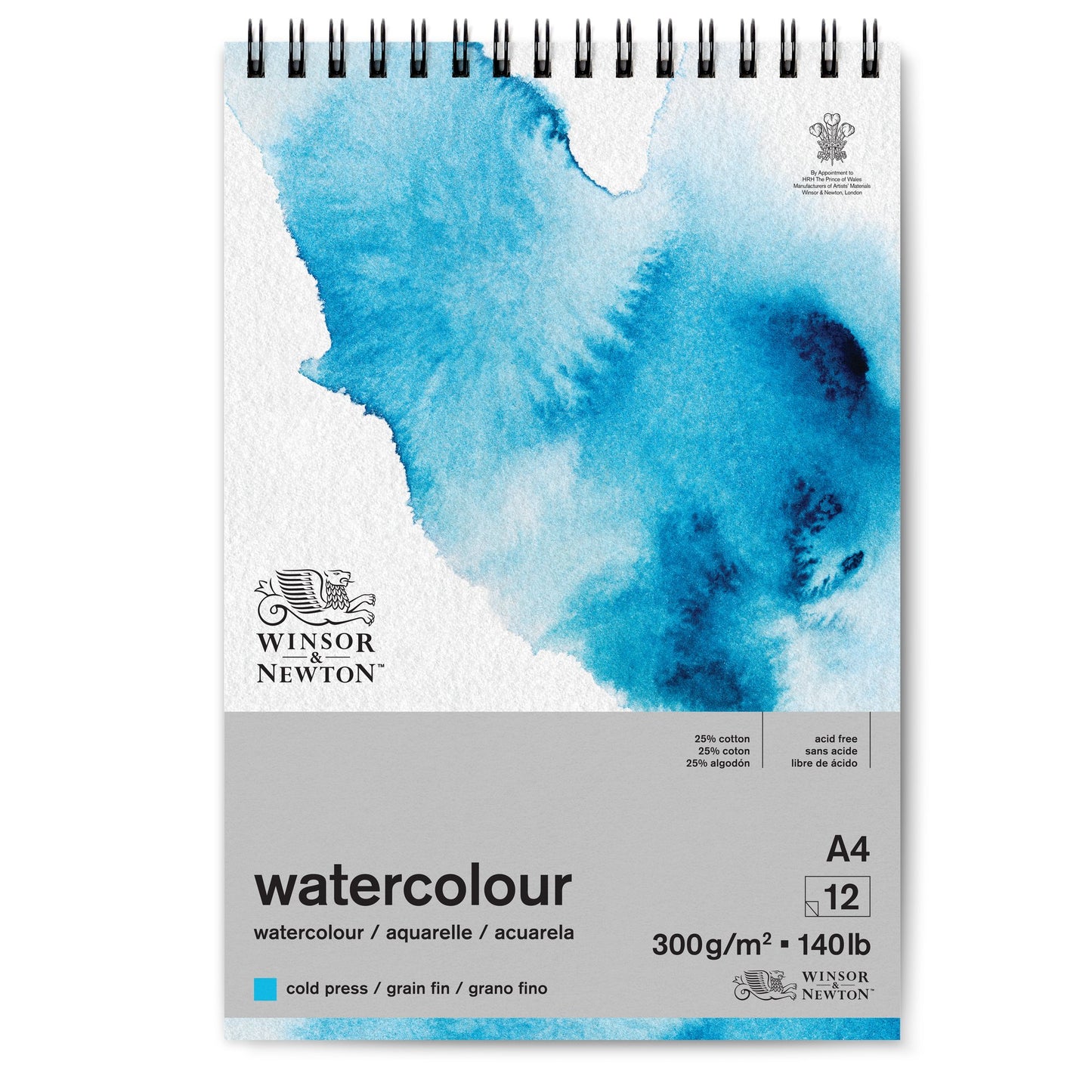 Winsor & Newton Watercolour Spiral Bound Pads -  140lb/300gsm