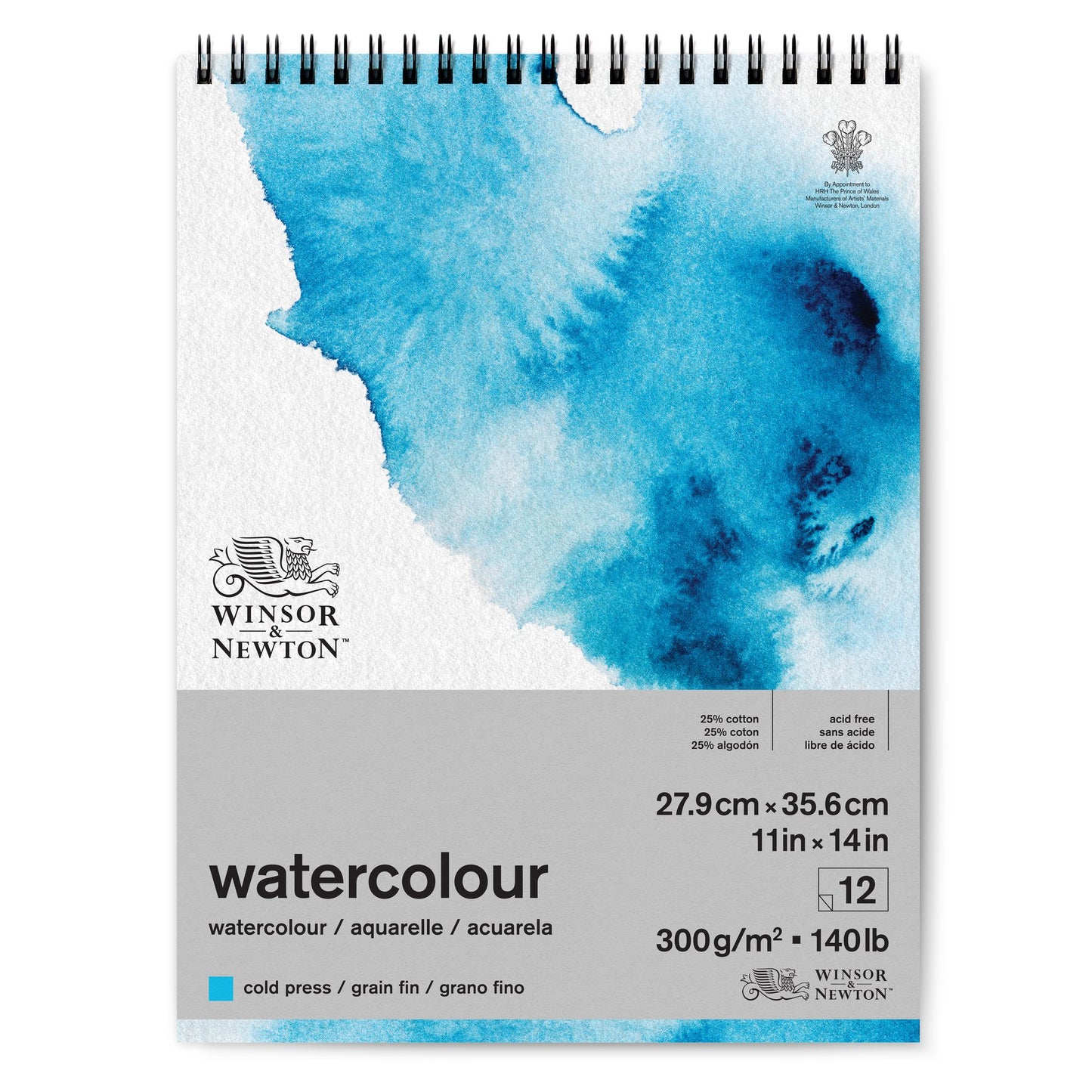 Winsor & Newton Watercolour Spiral Bound Pads -  140lb/300gsm
