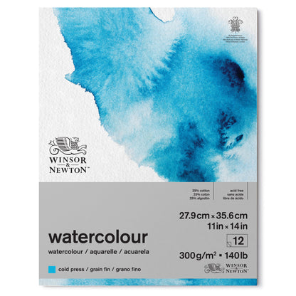 Winsor & Newton Watercolour Gummed Pads - 140lb/300gsm