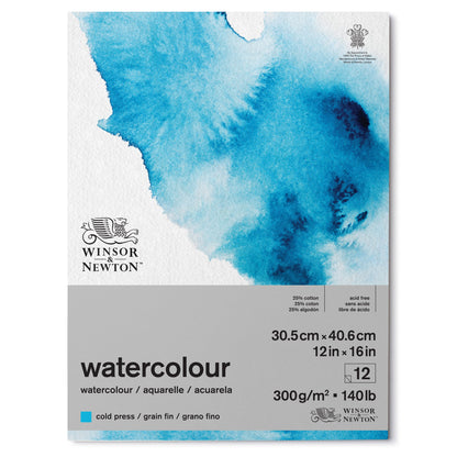 Winsor & Newton Watercolour Gummed Pads - 140lb/300gsm