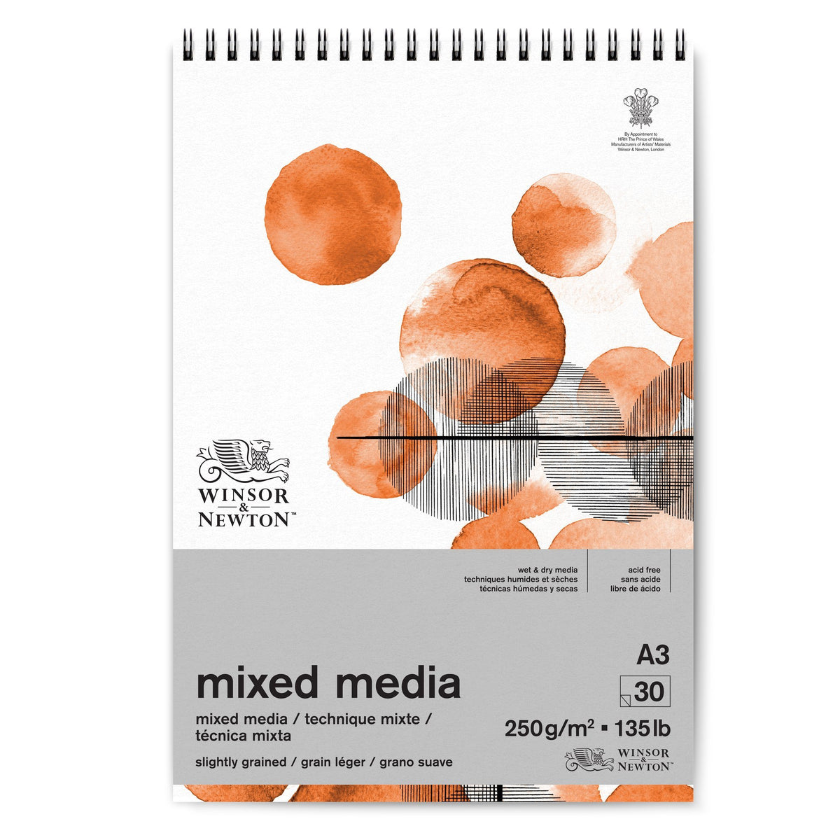 Winsor &amp; Newton Mixed Media Pad - Spiral