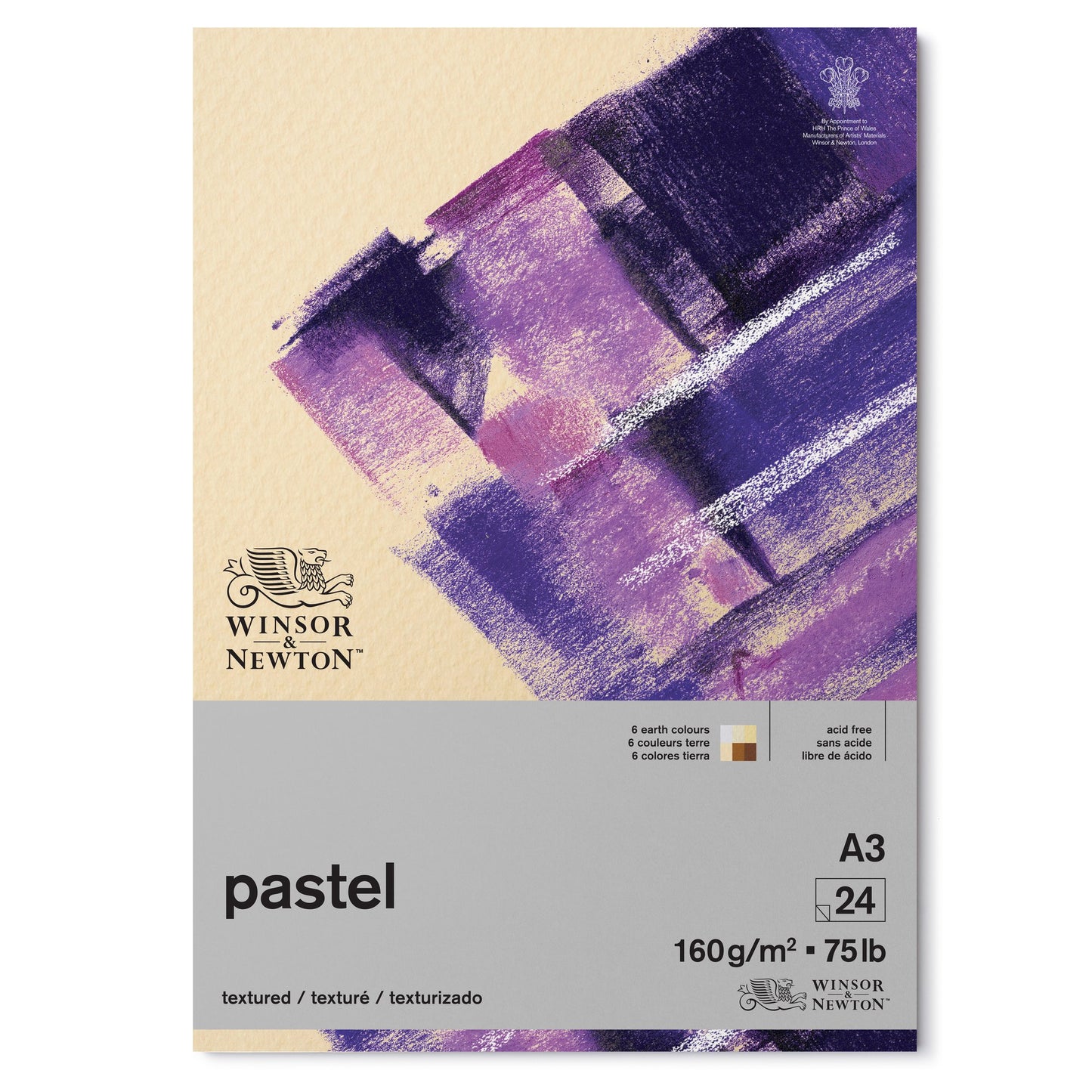 Winsor & Newton Pastel Pad - Earth Colours - 160gsm - 24 Sheets
