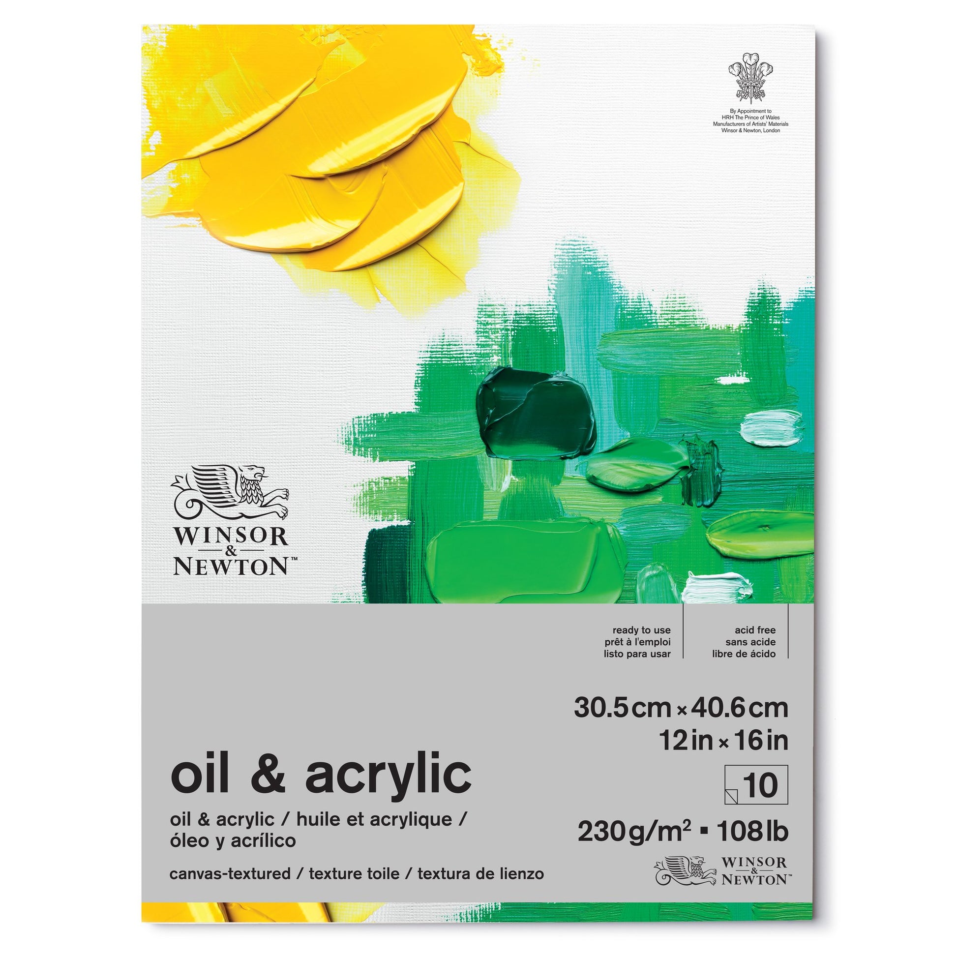 Winsor & Newton Oil & Acrylic Pads - 12 x 16 inches