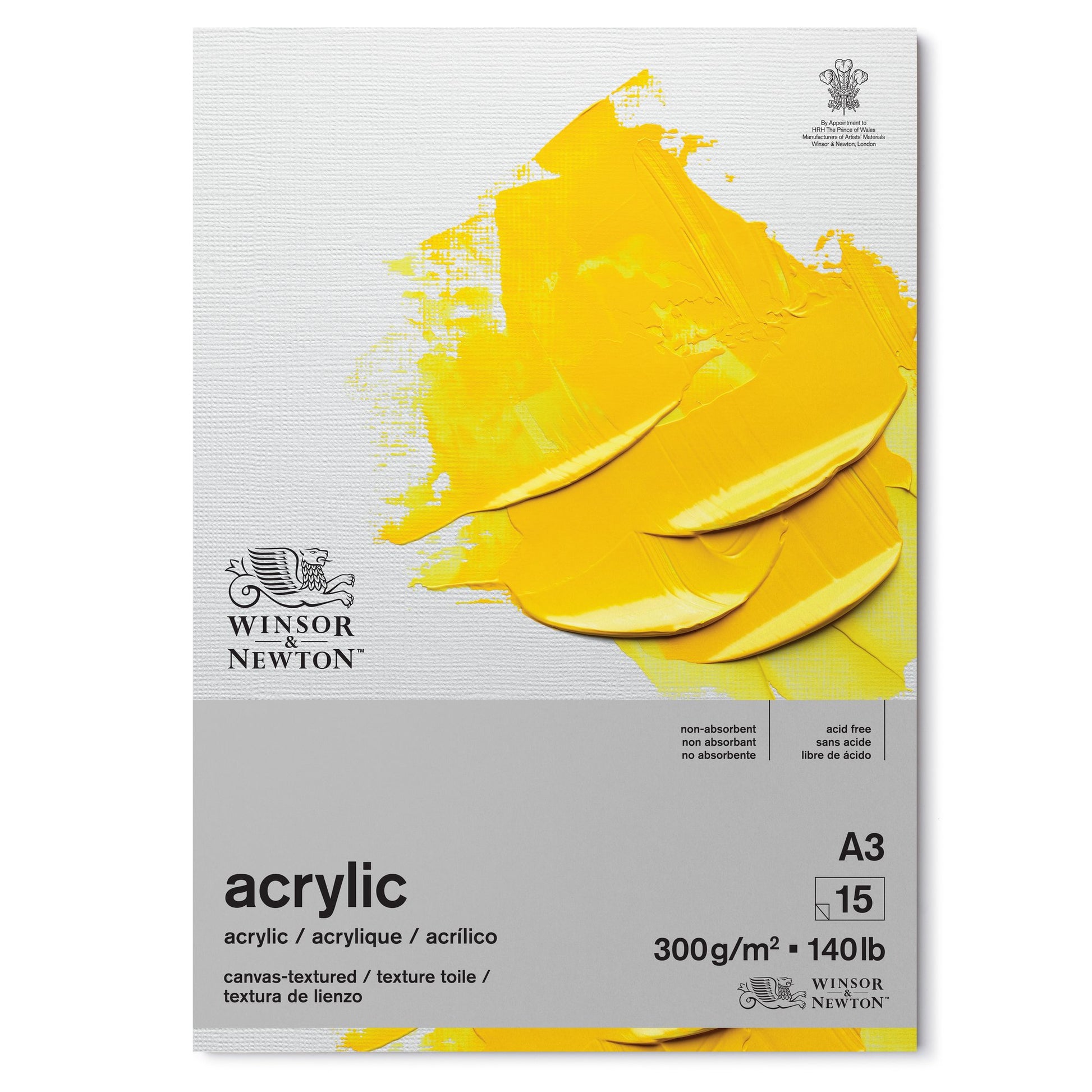 Winsor & Newton Acrylic Pads - 300gsm - A3
