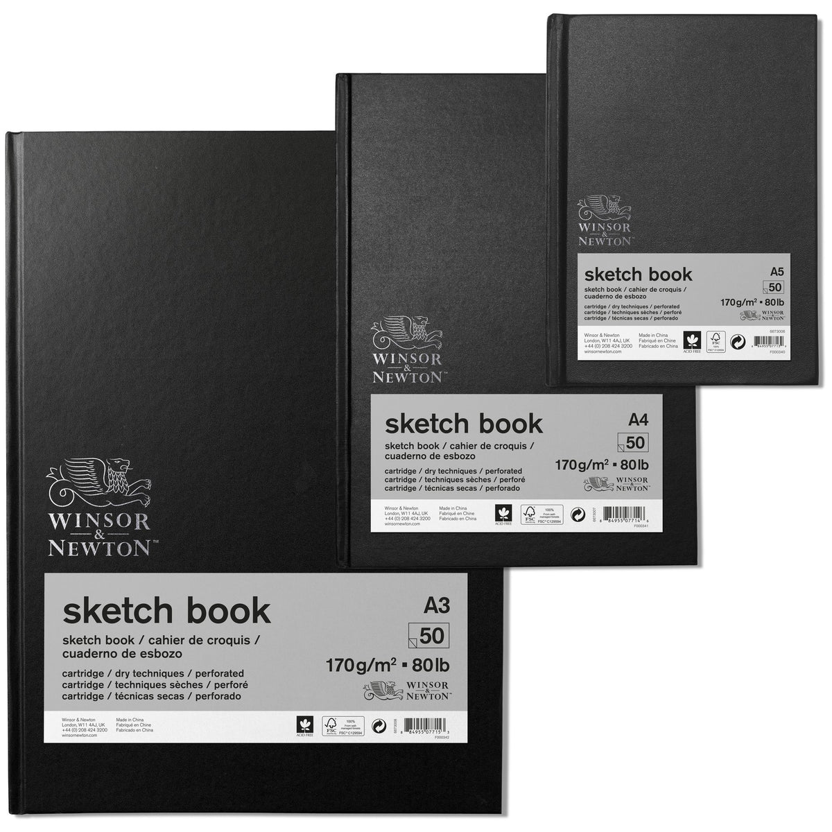 & Heavyweight Case Bound Sketchbook 170gsm 48 Sheets