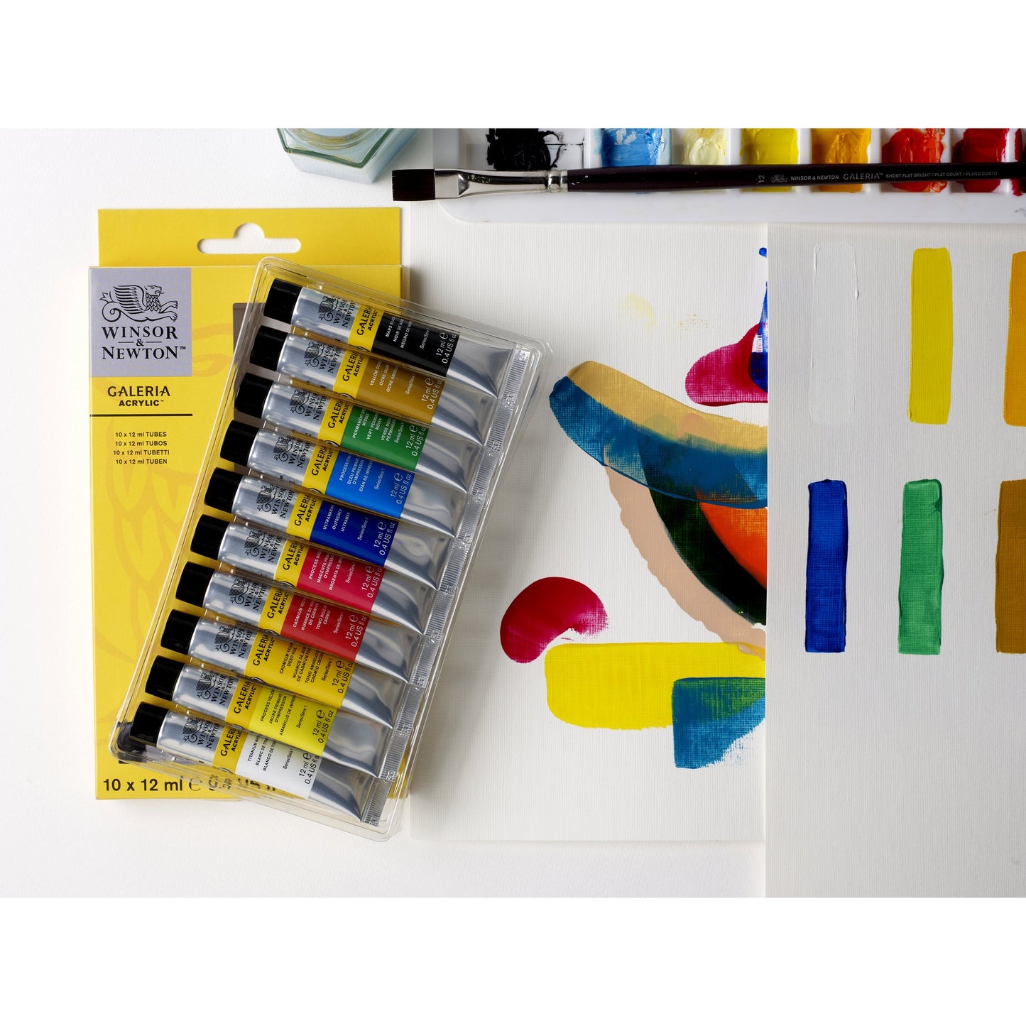Winsor & Newton Galeria Acrylic - In use