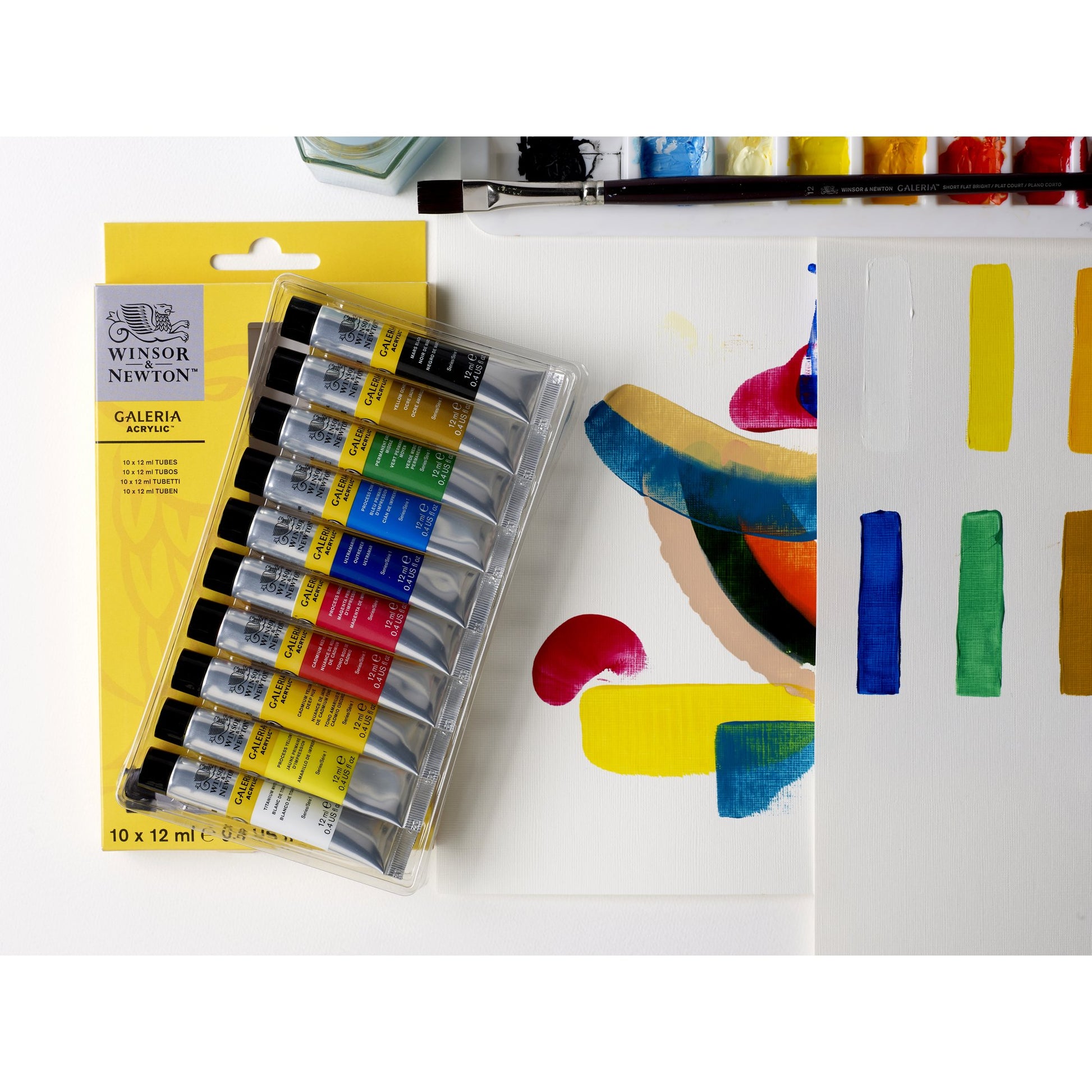 Winsor & Newton Galeria Acrylic - In use