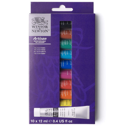 Winsor & Newton Artisan Oil Colours - Set of 10 x 12ml