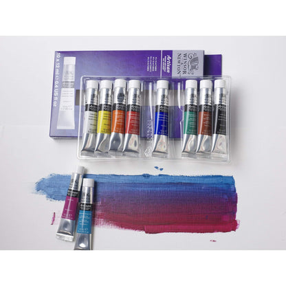Winsor & Newton Artisan Oil Colours - Set of 10 x 12ml - In Use