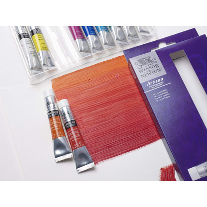 Winsor & Newton Artisan Water Mixable Oil Colours - In use