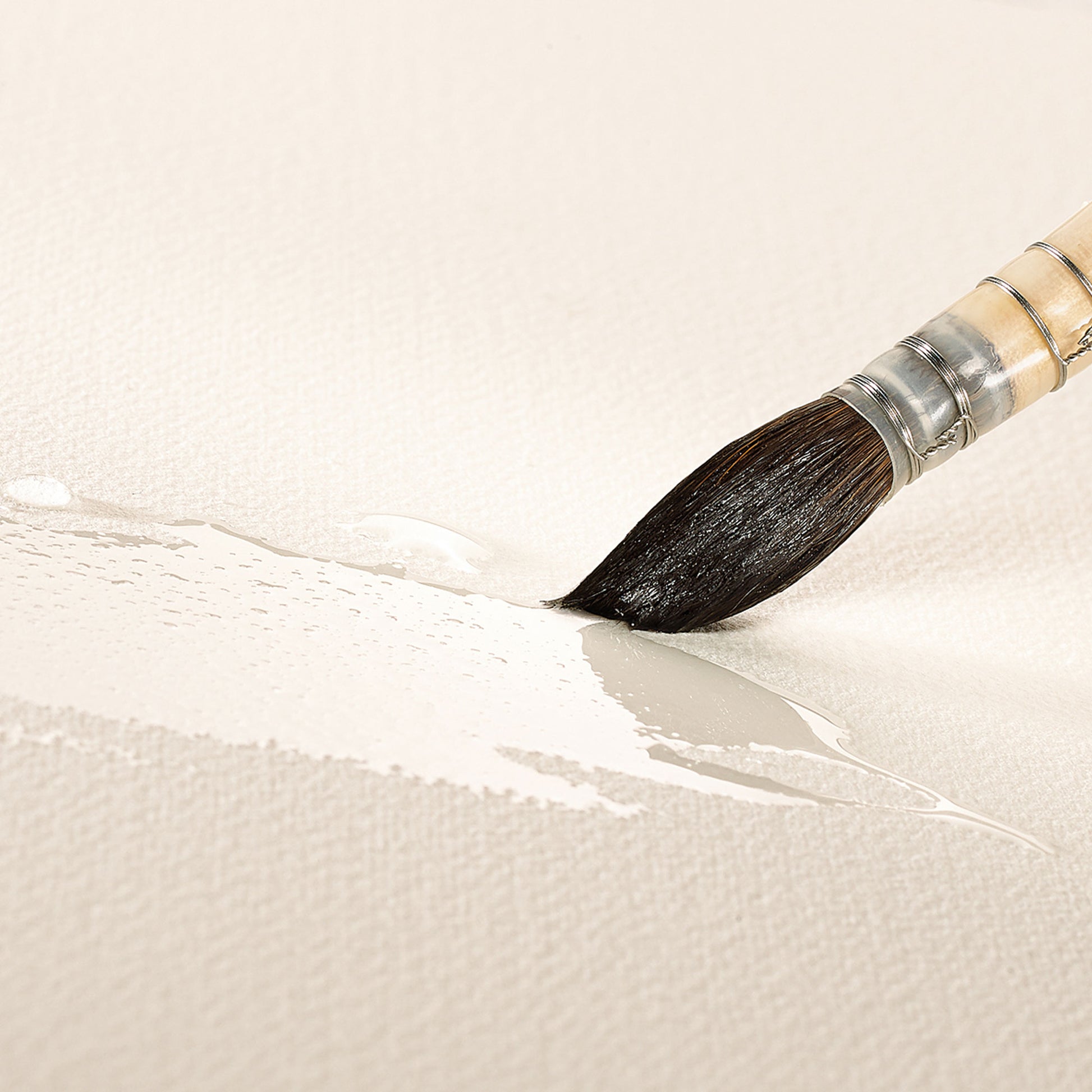 Example of Arches Block being used with a brush and water