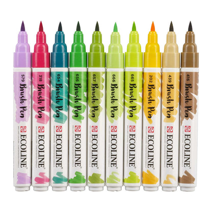 Royal Talens Ecoline Brush Pen - Botanical Set