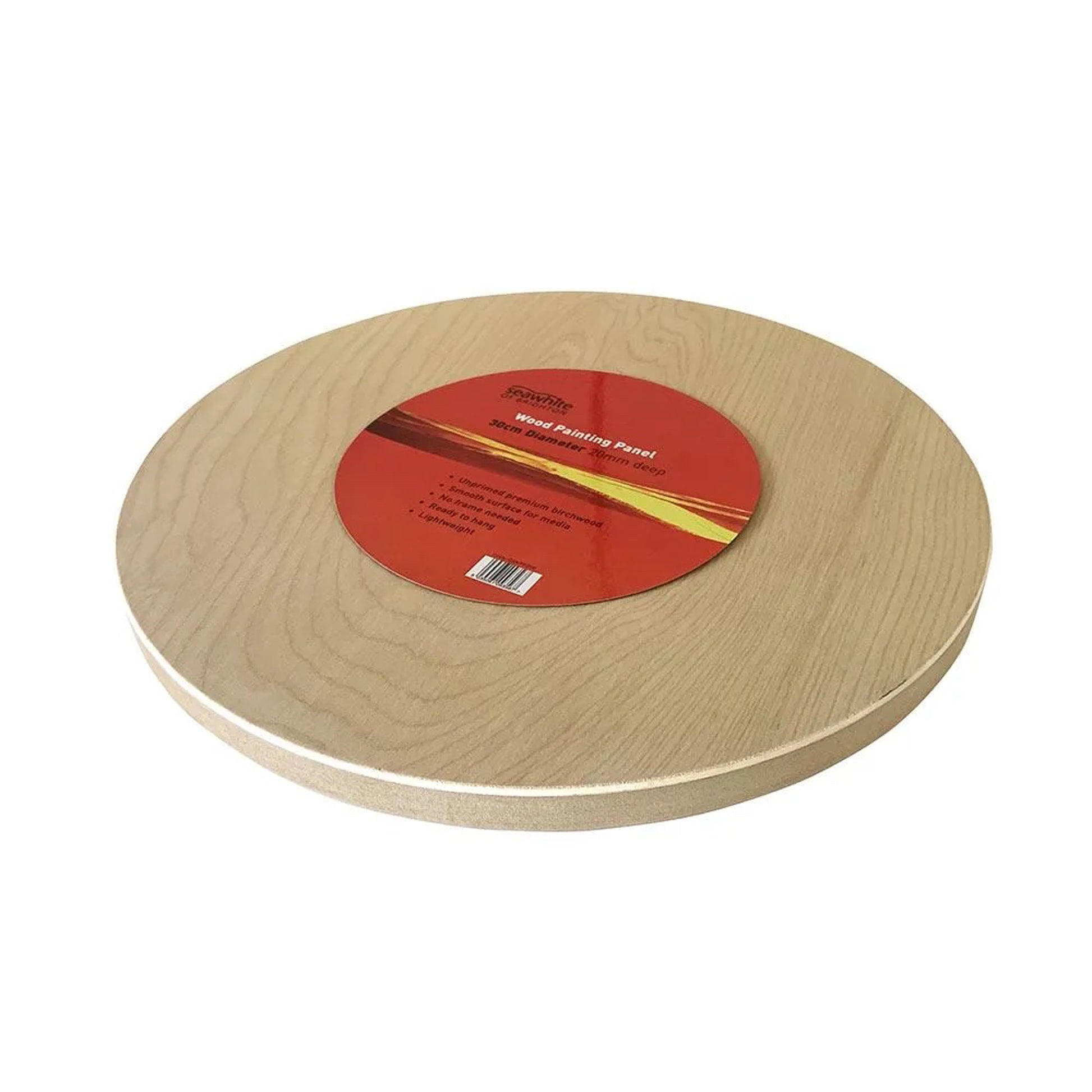 Seawhite Cradled Wood Painting Panels - Round - Pack of 3