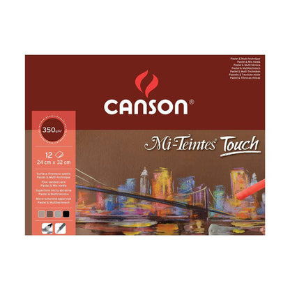 Canson Mi-Teintes Touch Pastel Pads - 350gsm 12 Sheets cover