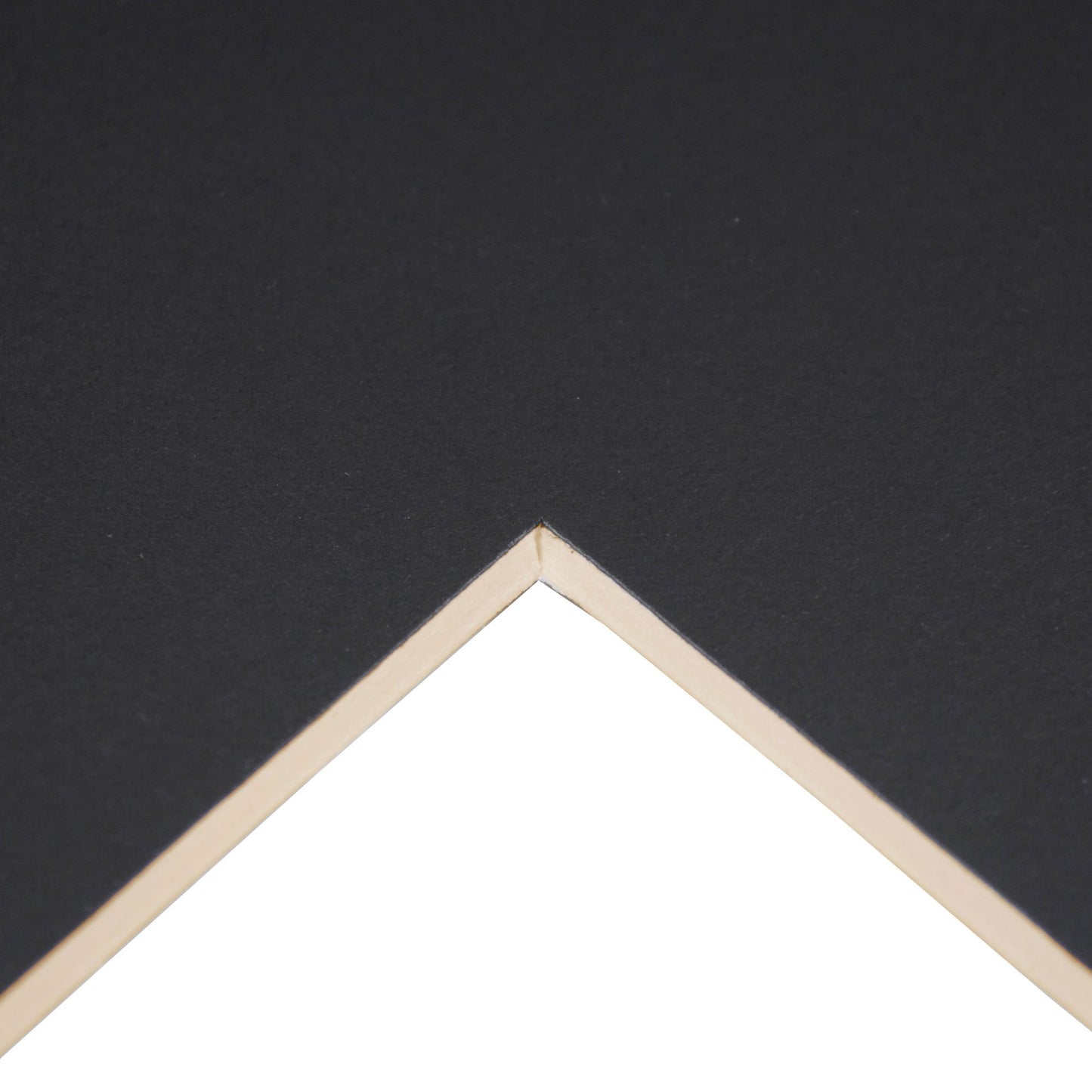 Daler-Rowney Studland Mount Board - Cream Core - A1 - Poster Black