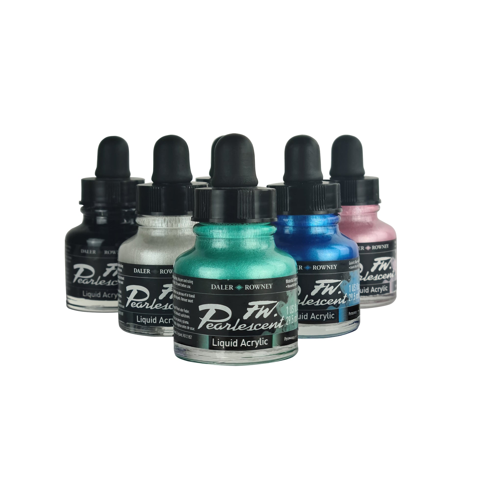 Daler-Rowney FW Pearlescent Inks Set