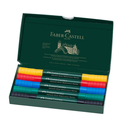 Faber-Castell Albrecht Dürer Watercolour Markers - Set of 5  - Box Open