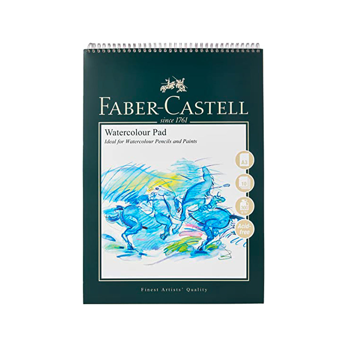 Faber-Castell Watercolour Pad A4 Spiral Pad