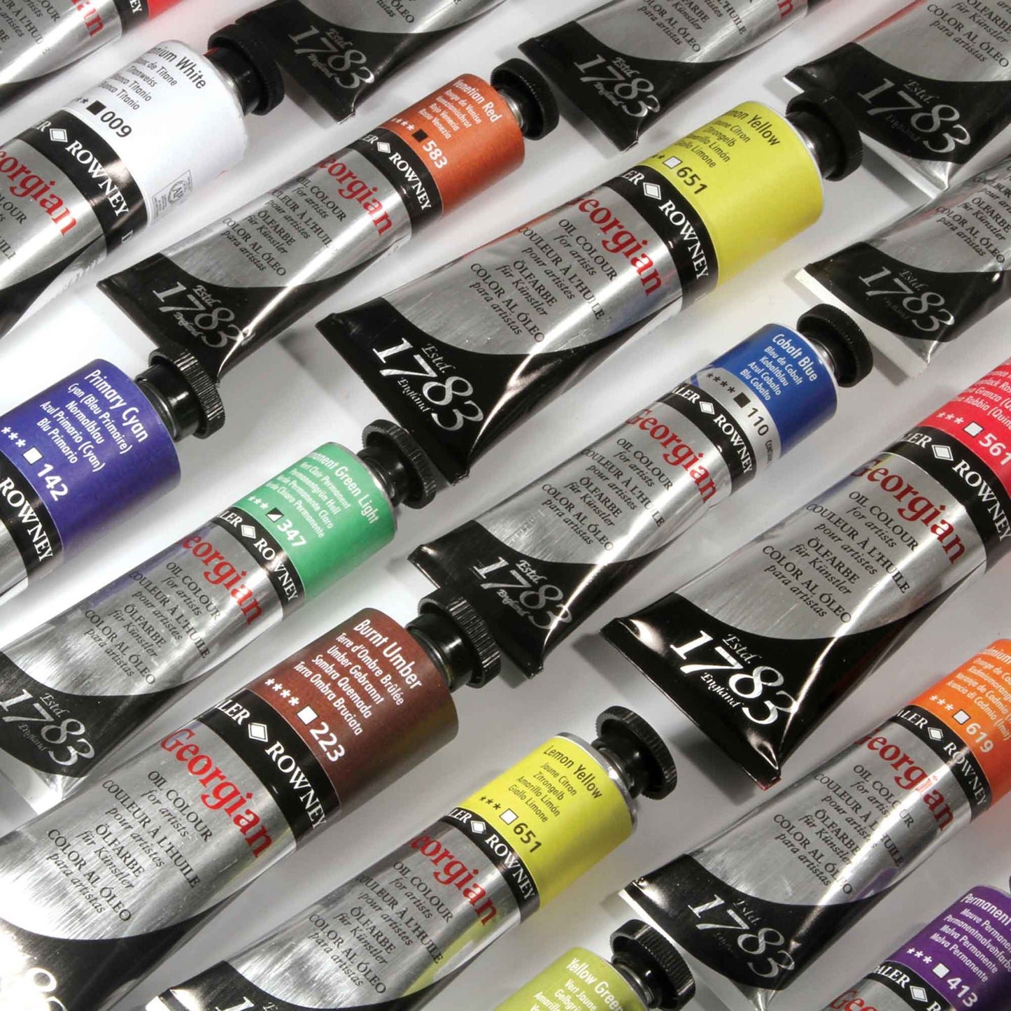 Daler-Rowney Georgian Oil Colour Tubes Range