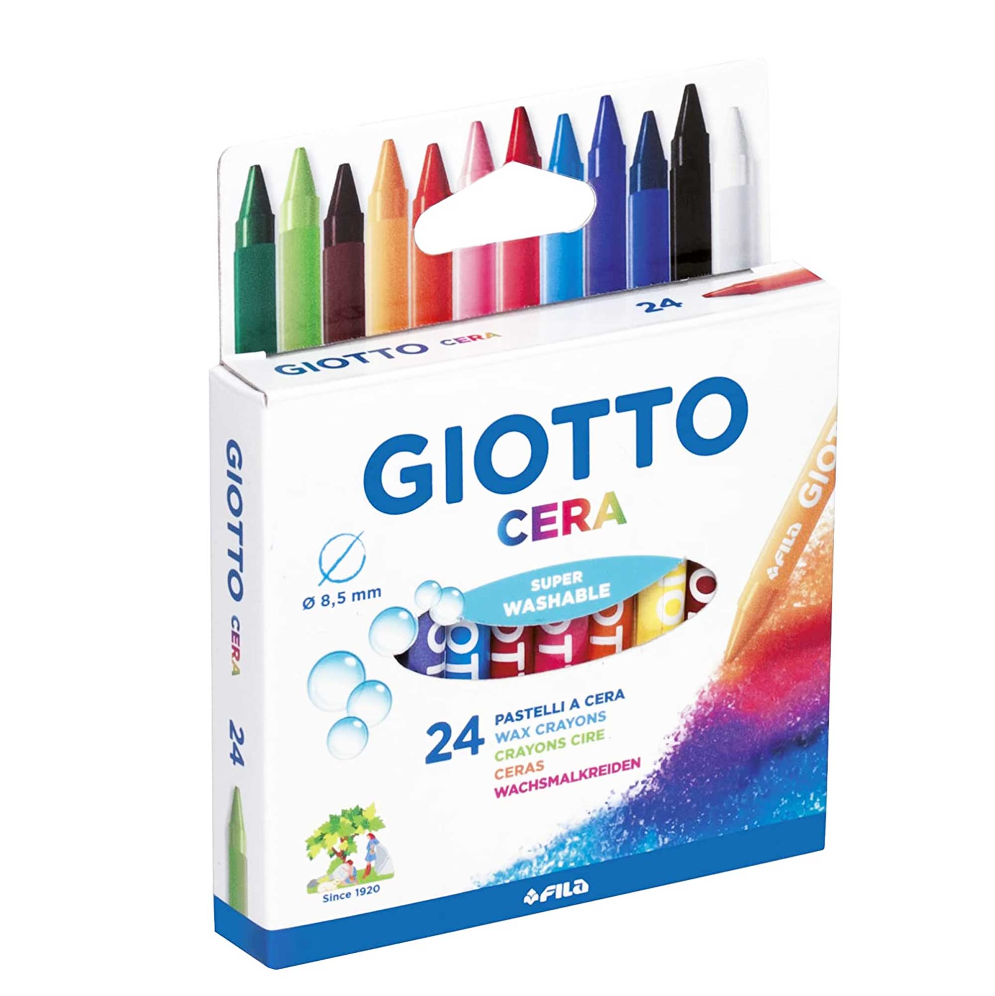 Giotto Cera - Wax Crayons Pack of 24 Media 1 of 3