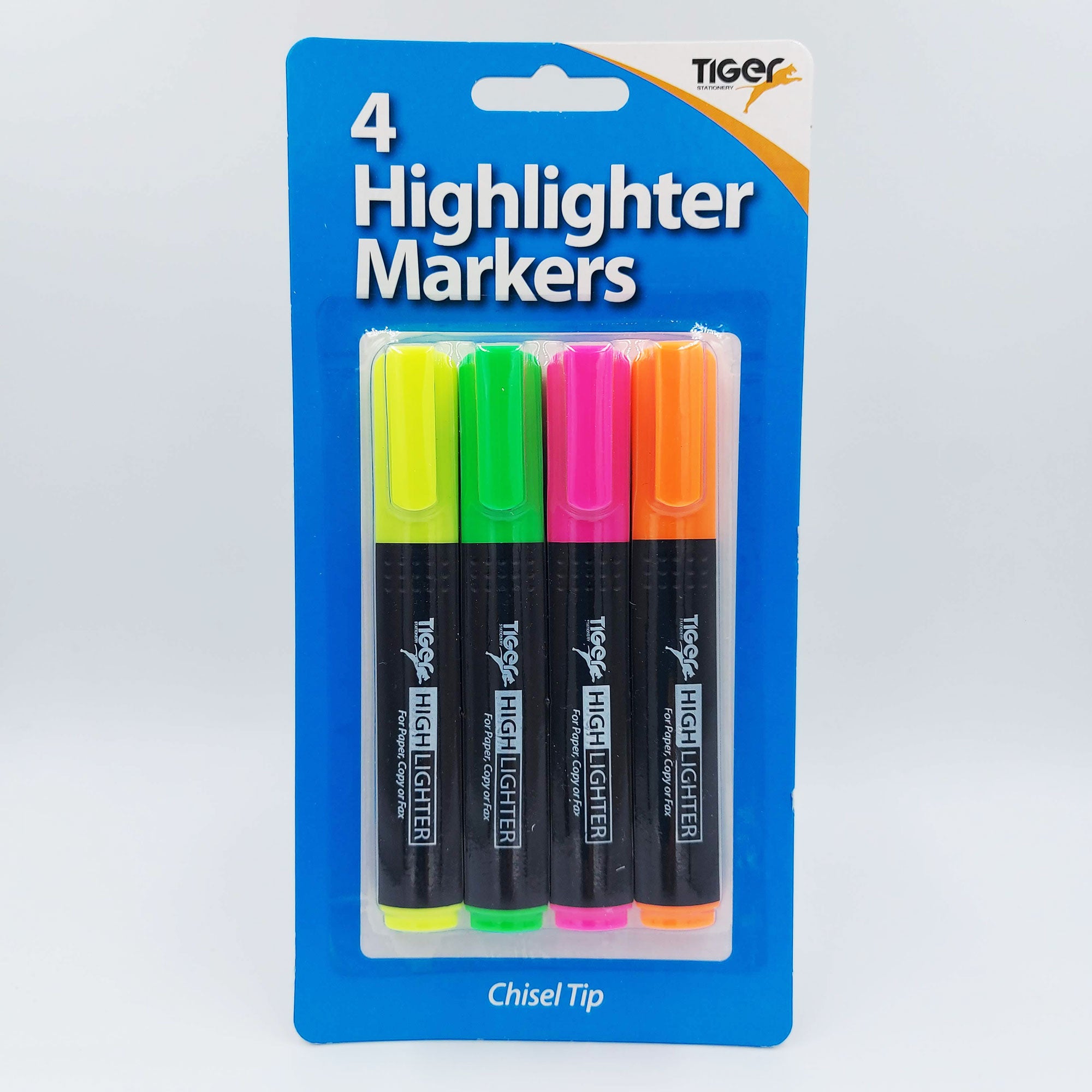 Tiger - Highlighter Markers - Pack of 4