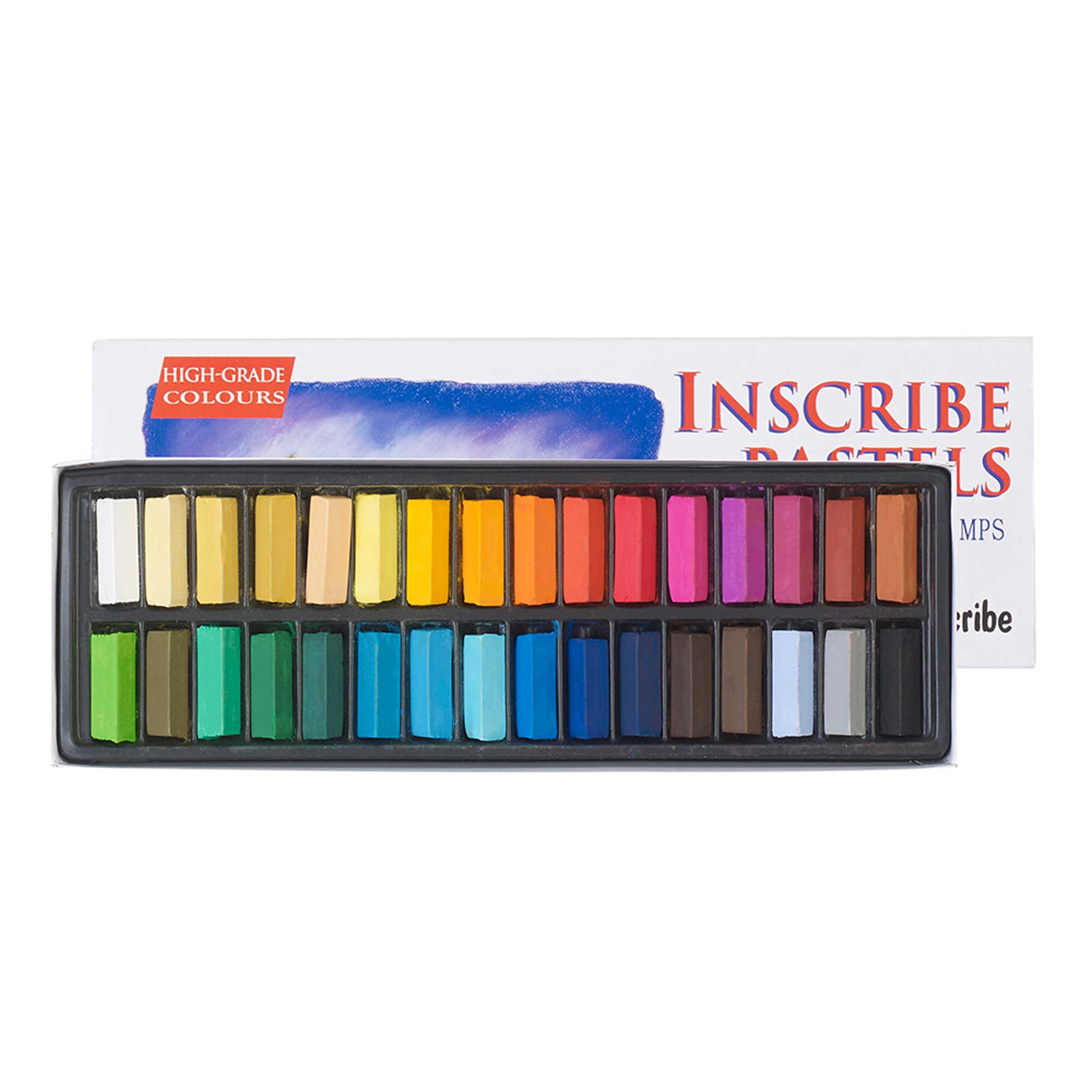 Inscribe Pastels Half Size Sticks - 24 Colours