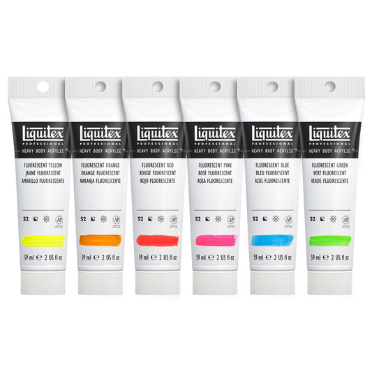 Liquitex HEAVY BODY - 59ml Tubes - FLUORESCENTS
