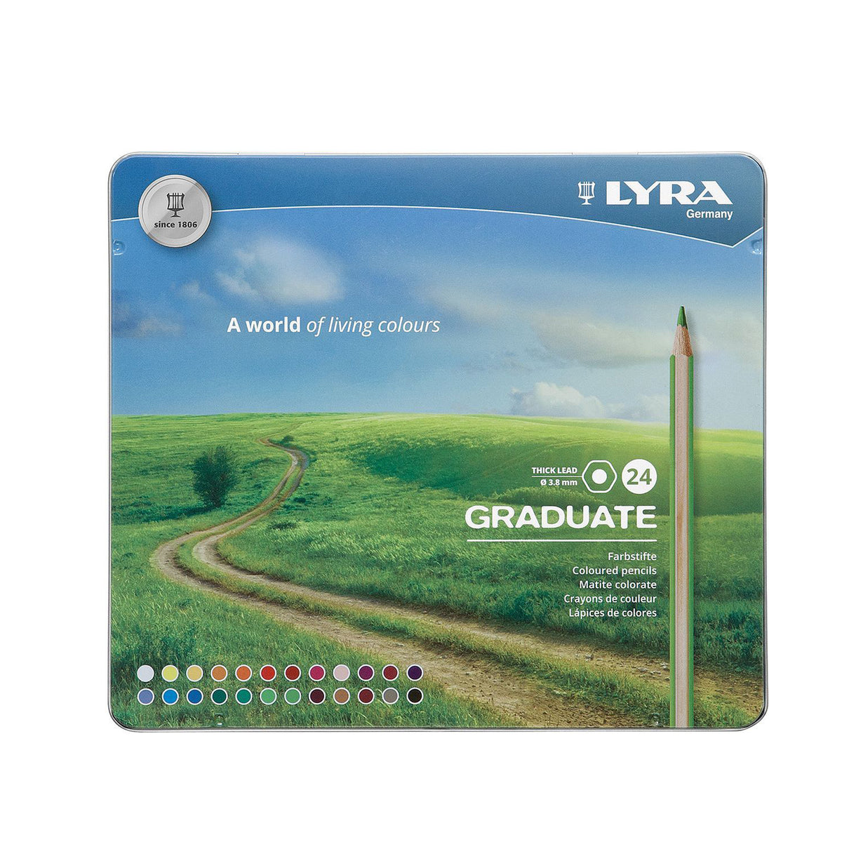Lyra Graduate Coloured Pencils - Set of 24