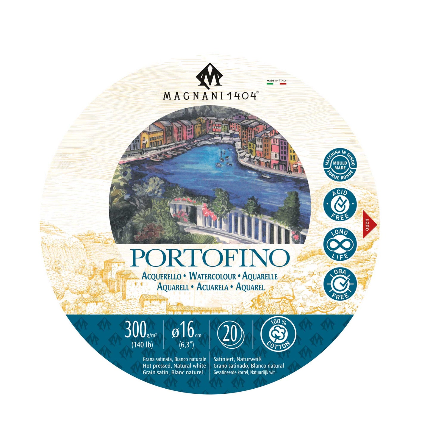 It is 100% cotton composition and total absence of acids and chlorine derivates endow this paper with resistance against yellowing from UV rays