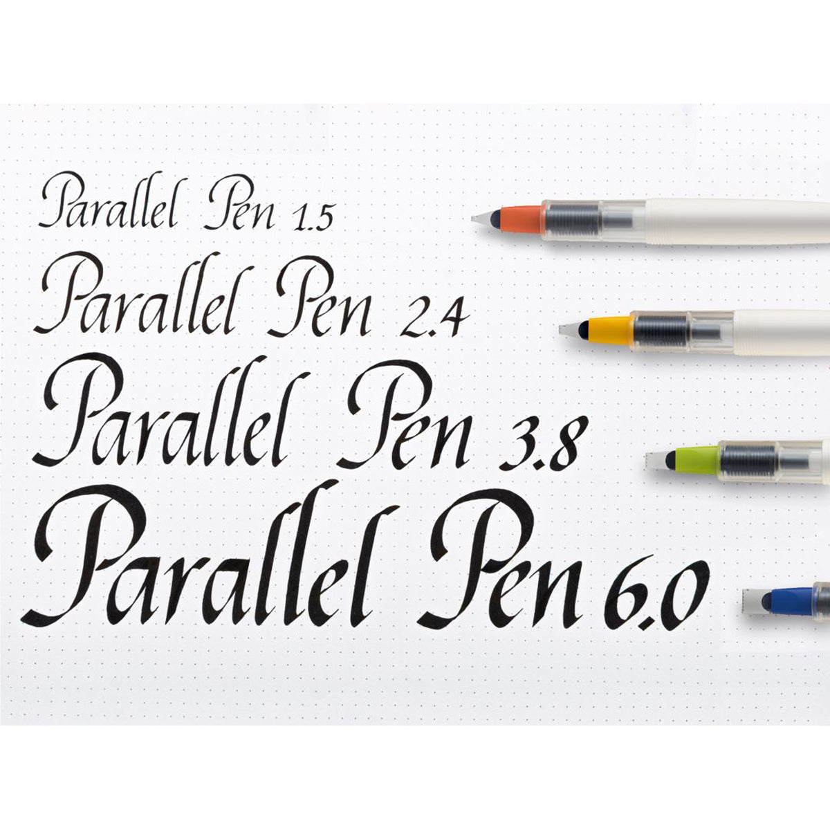 PILOT Parallel Calligraphy Pen Set, 1.5mm Nib with Black and Red Ink  Cartridges (90050)