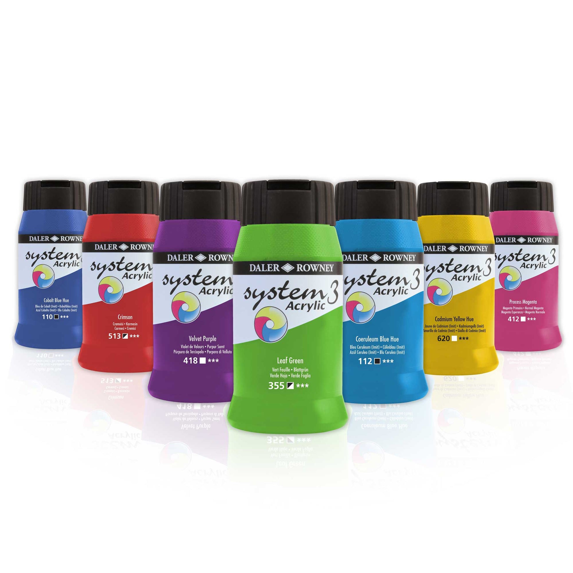 Buy Daler-Rowney acrylic paint System 3 500 ml in pl. bottle, Cadmium Scarlet (hue) (511) online at Buy Daler-Rowney acrylic paint System 3 500 ml in pl. bottle, Cadmium Scarlet (hue) (511) online at