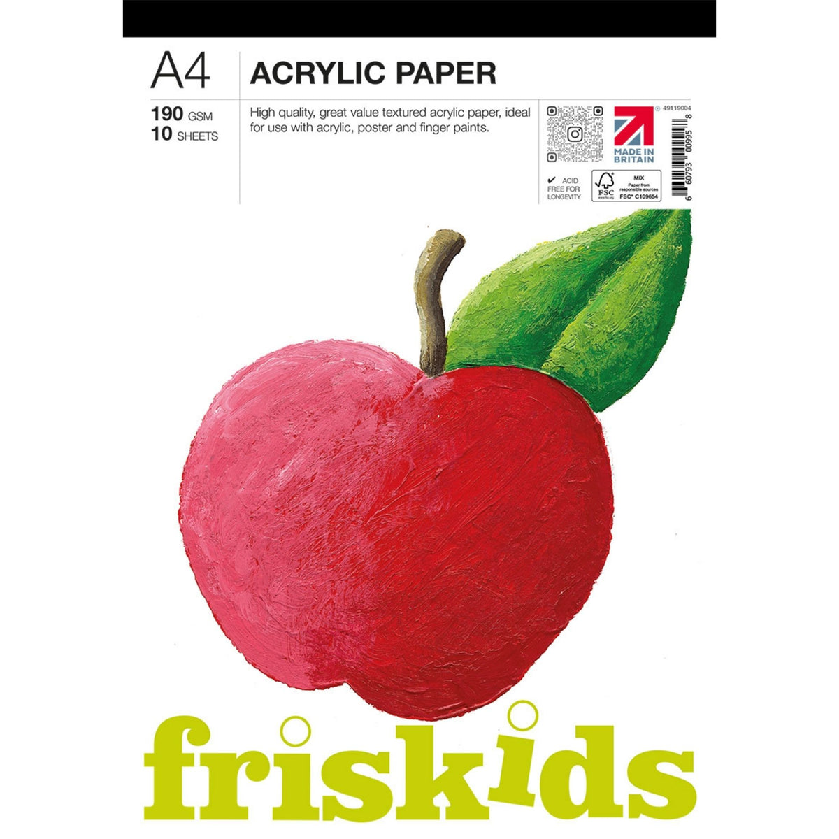 Friskids Acrylic Pad - A4