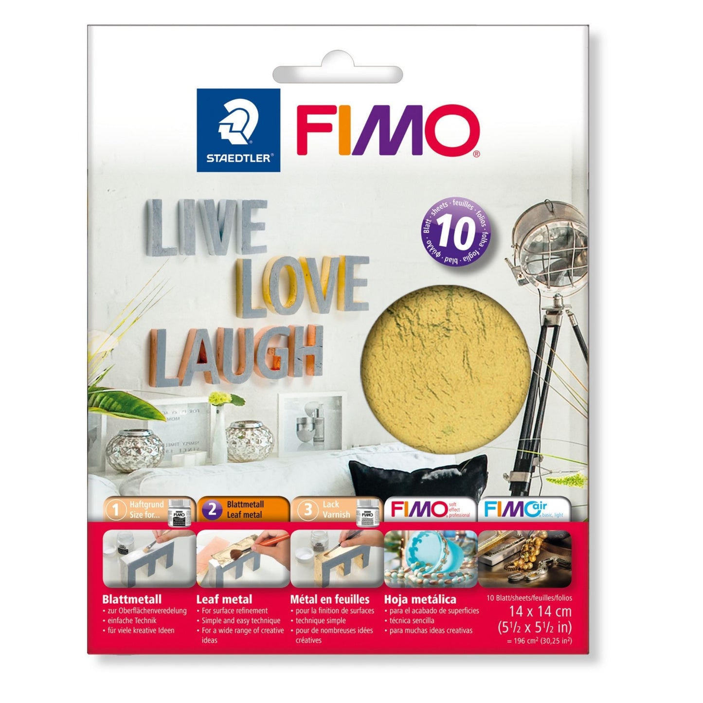 Staedtler FIMO Easy Metal Sheets
- Gold