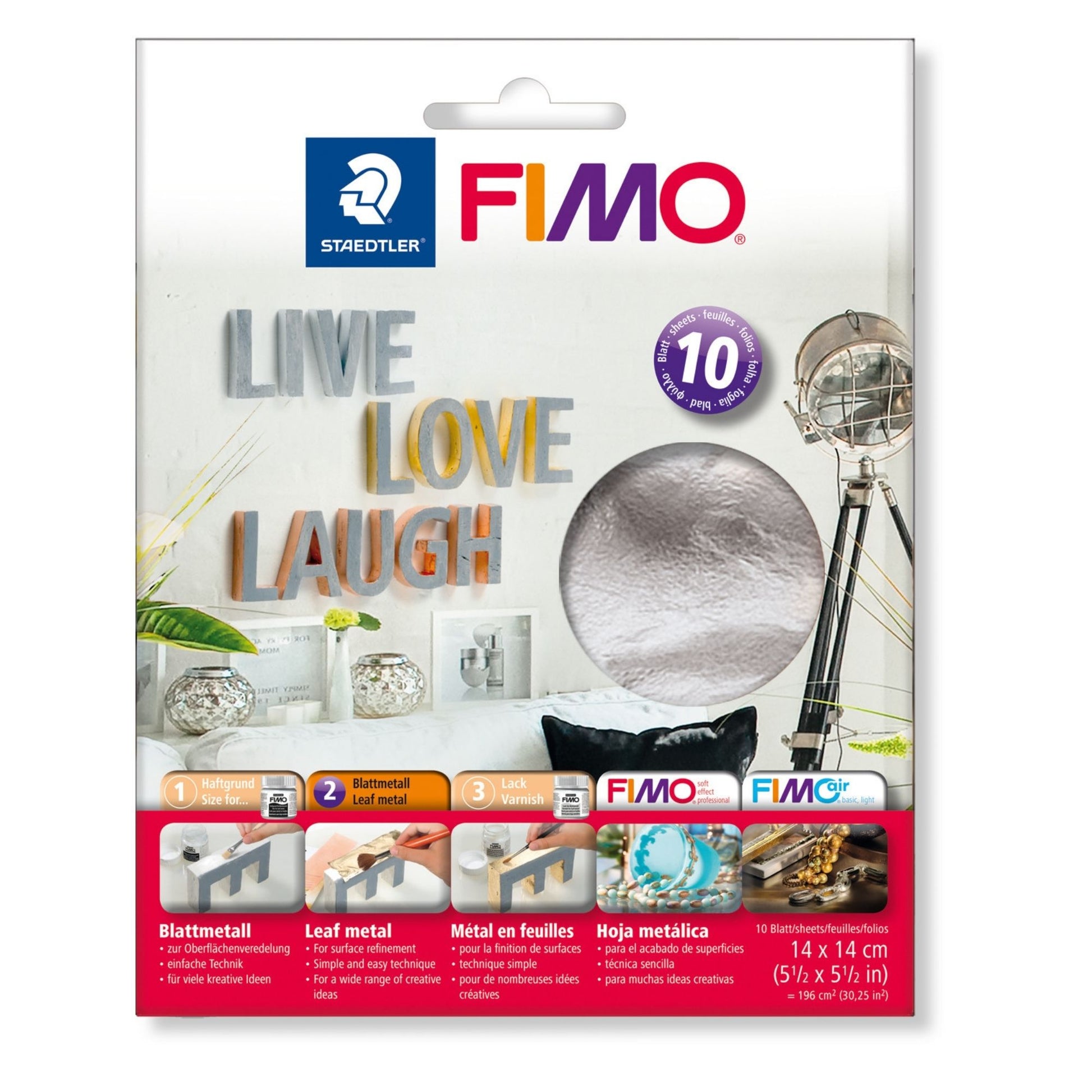 Staedtler FIMO Easy Metal Sheets
- Silver