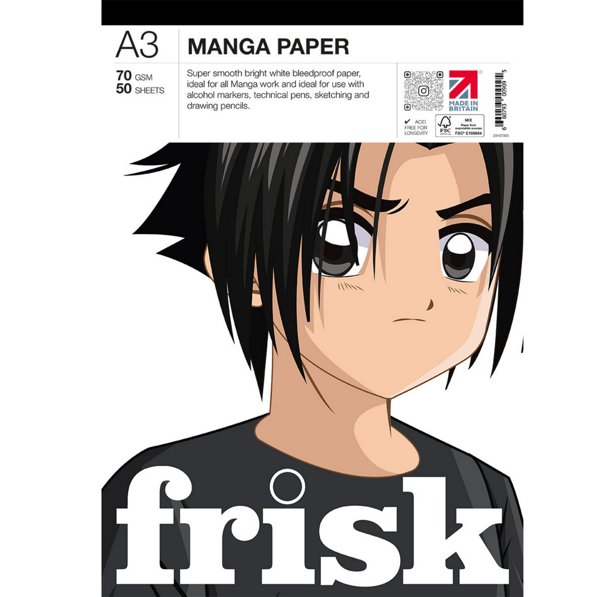 Frisk Manga Paper Pad - A3