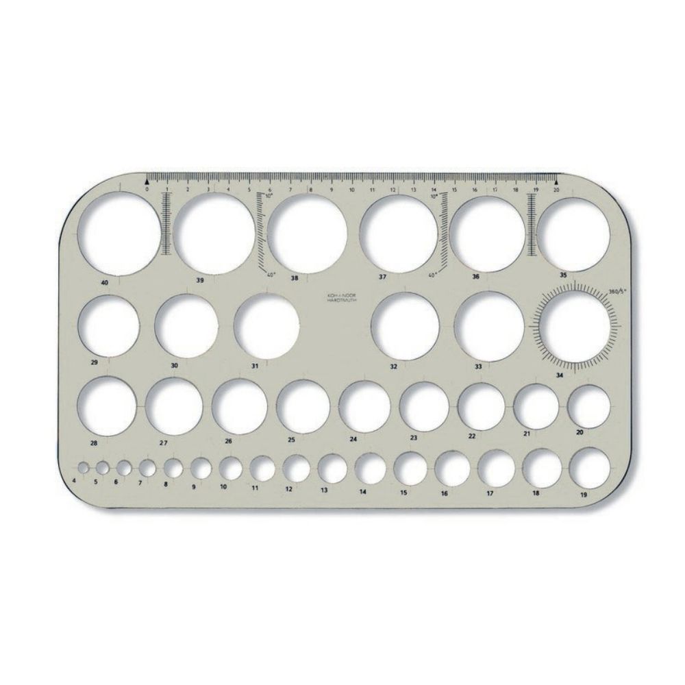 Koh-I-Noor Metric Circle Template Stencil