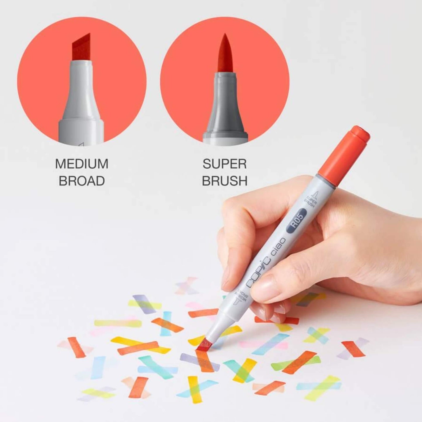 COPIC Ciao Set of 24 Basic Colours Transparency