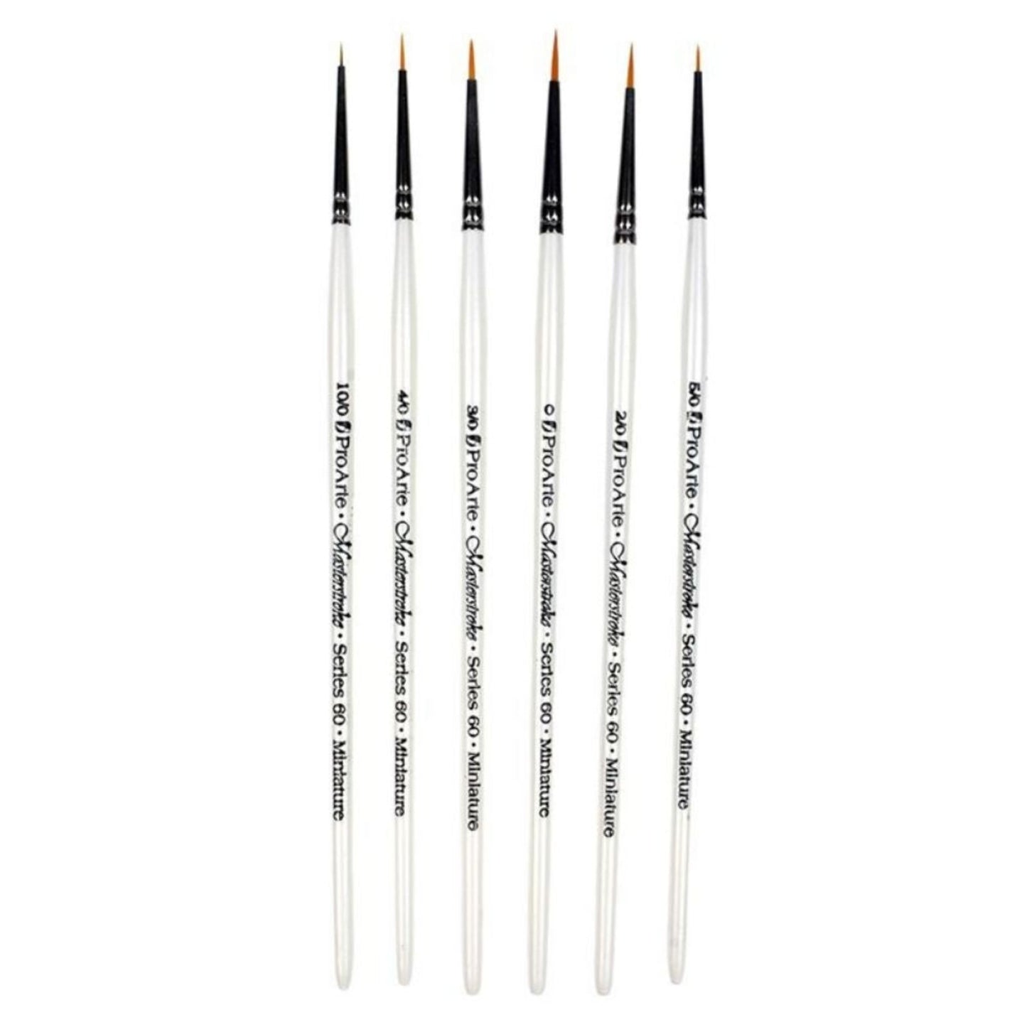 Pro Arte Masterstroke Miniature Brushes - Set of 6