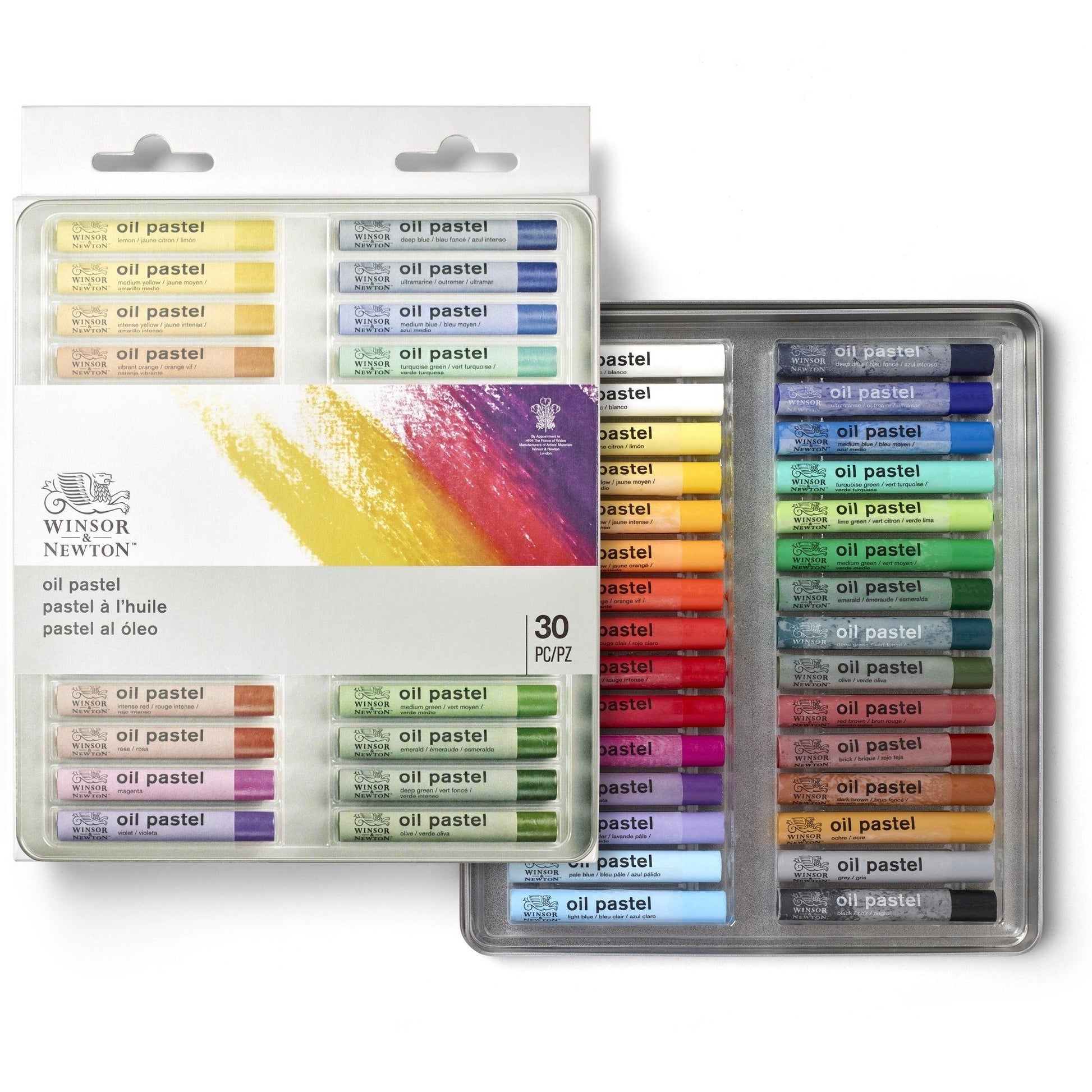 Winsor & Newton Oil Pastels - Box Open