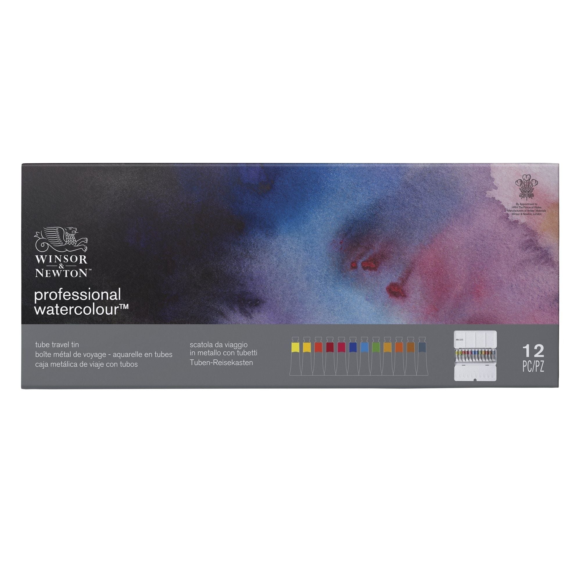 Winsor & Newton Watercolour Lightweight Sketchers Box 5ml Tube Set