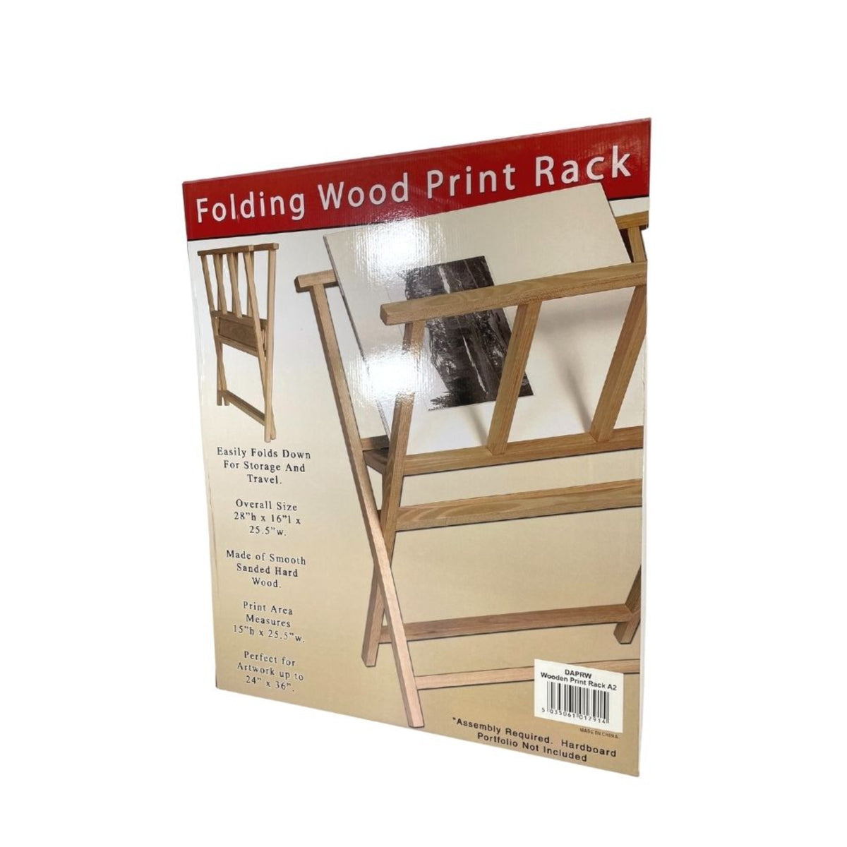 Artists Print Storage Rack/Wooden Artwork Display Stand