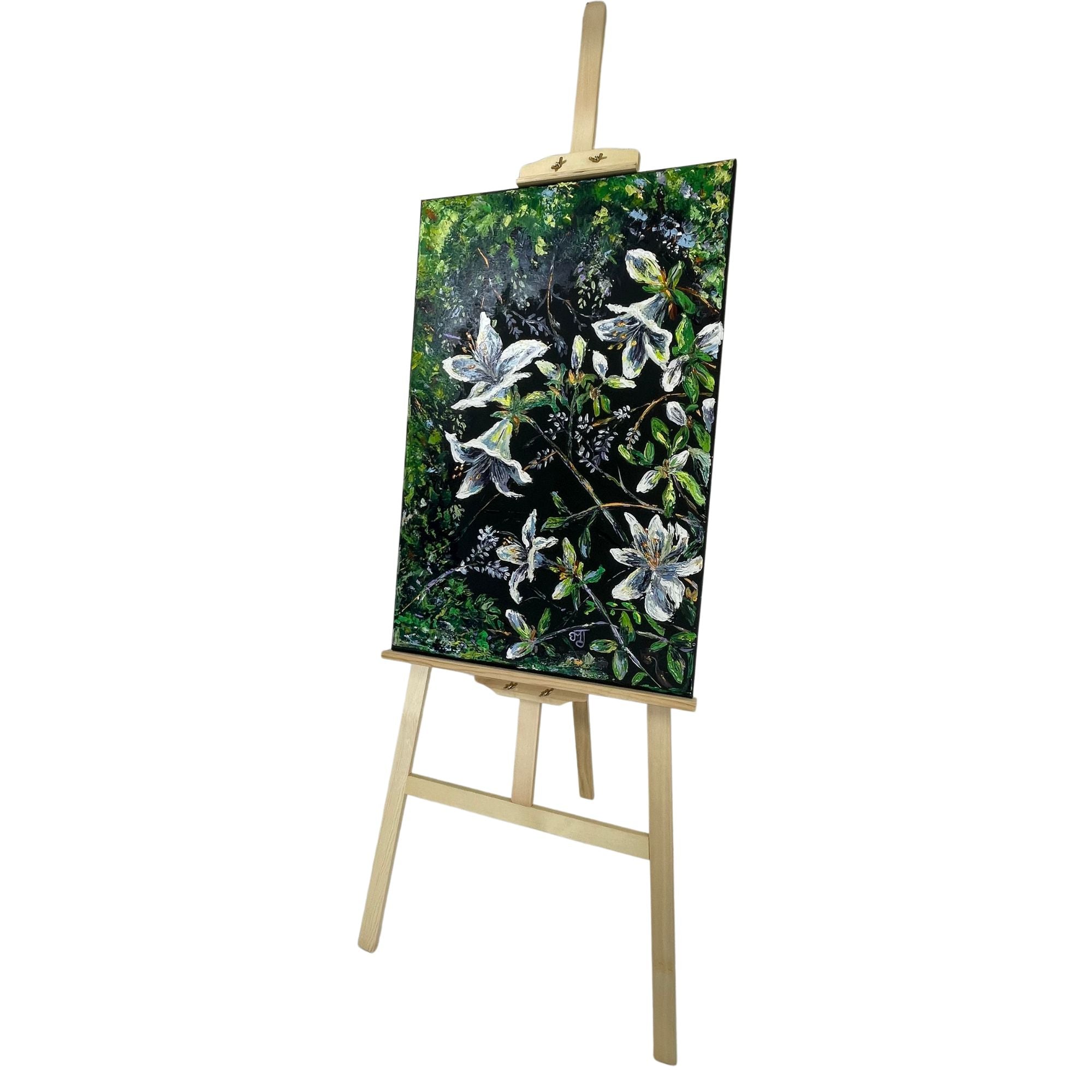 ARTdiscount Bowland Economy Display Easel with example canvas