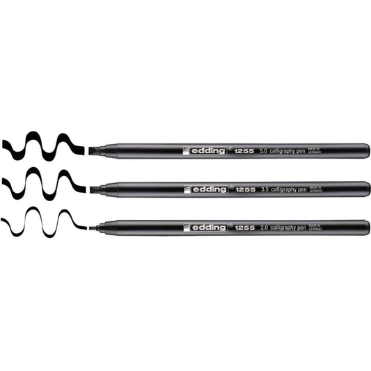 Edding 1255 Calligraphy - Set of 3 Pens