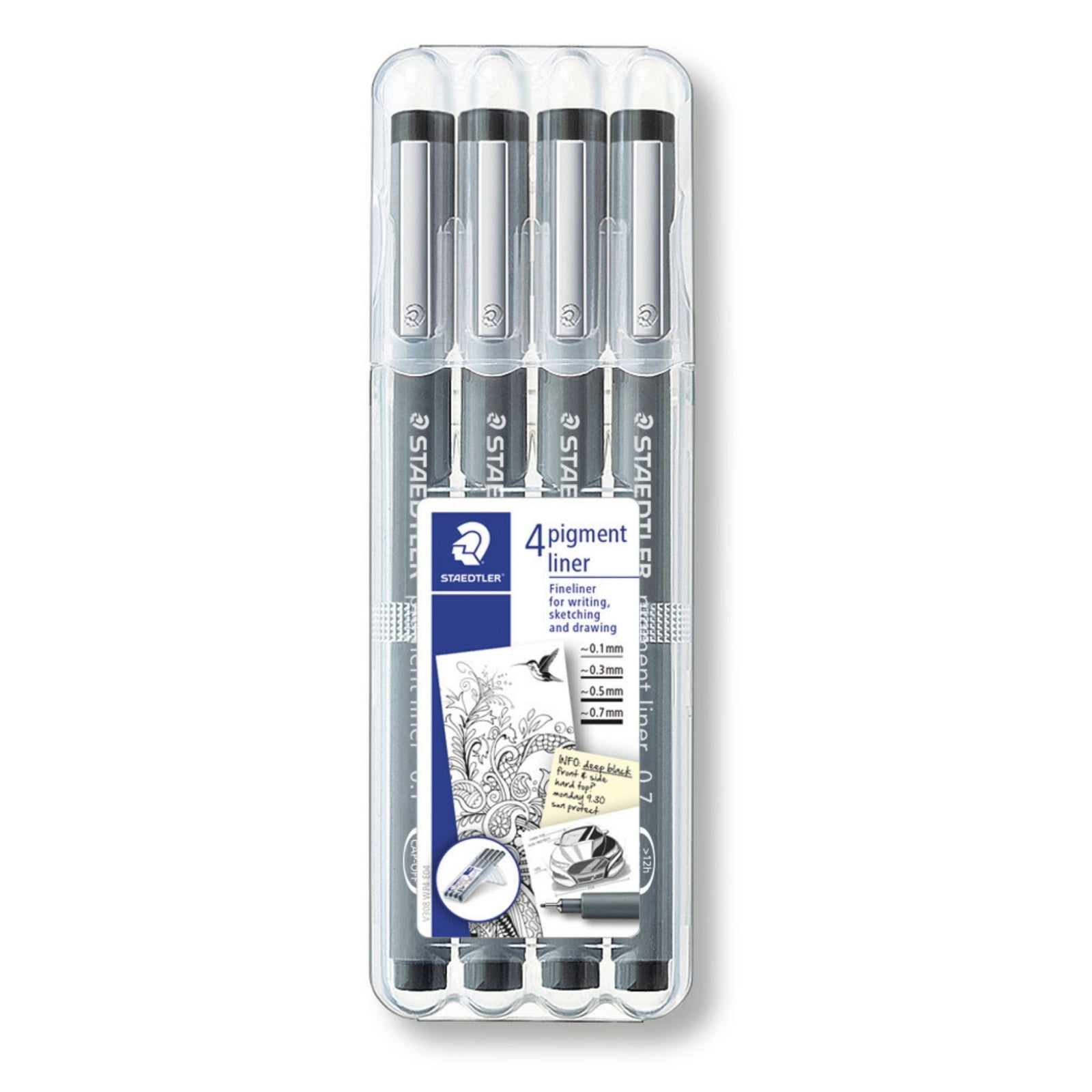 Staedtler 356 B WP4 Black,Blue,Green,Red 4pc(s) Marker