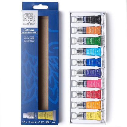 Cotman Watercolours - Set Contents