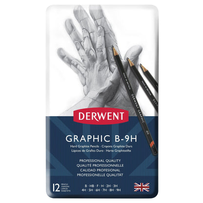 Derwent Hard Sketching Pencils - Set of 12