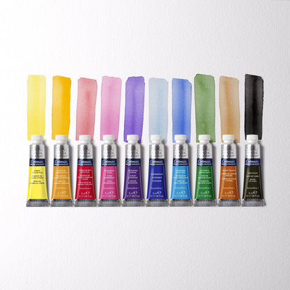 Winsor & Newton Cotman Watercolours - Set of 10 x 5ml Tubes