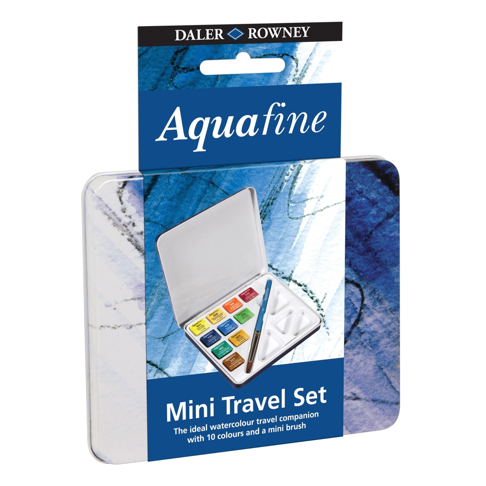 Daler-Rowney Aquafine Mini Travel Set - METAL TIN