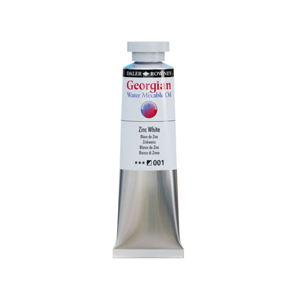 Daler-Rowney Georgian Water Mixable Oil Colours - 37ml - Zinc White